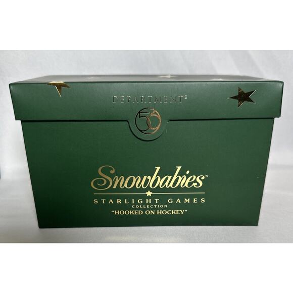 Adorable 2004 "Hooked on Hockey" Snowbaby, #56.69972, Dept. 56 - Picture 1 of 6